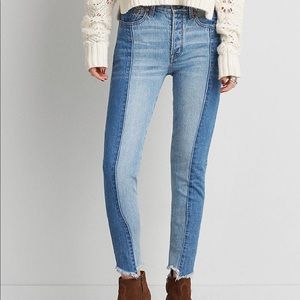 Two tone jeans